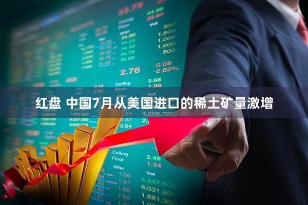 红盘 中国7月从美国进口的稀土矿量激增