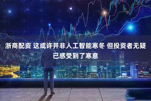 浙商配资 这或许并非人工智能寒冬 但投资者无疑已感受到了寒意
